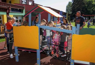 VESELJE U DJEČJEM VRTIĆU IVANČICE Mališani poletjeli na novouređeno dječje igralište u vrtićkom krugu!