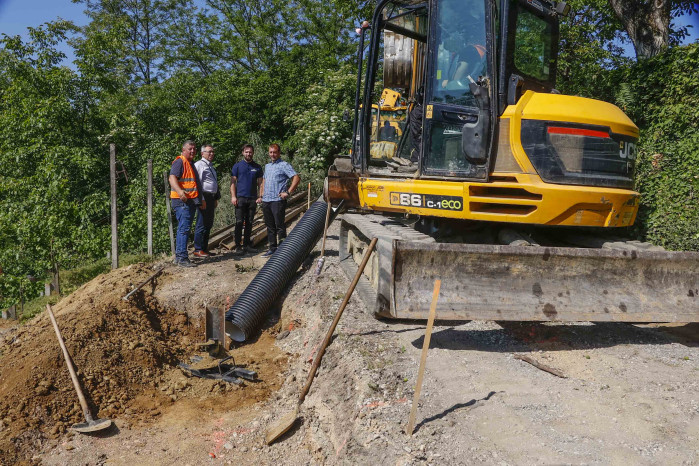 ZAVRŠENA SANACIJA KLIZIŠTA U ŠKRILJEVCU Na nerazvrstanoj gradskoj cesti uz granicu s Općinom Beretinec