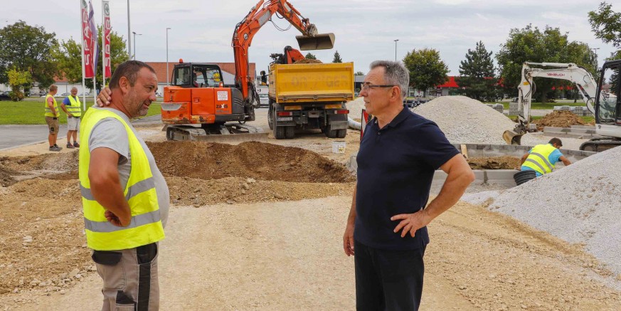 KOD DJEČJEG VRTIĆA IVANČICE Grad Ivanec gradi novo autobusno okretište, zeleni otok i parkiralište