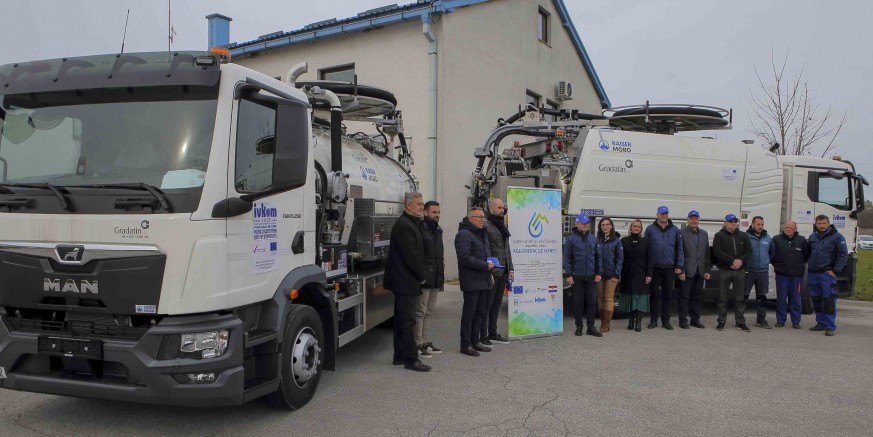 IVKOM VODE Isporučena nova vozila za čišćenje sustava odvodnje i pražnjenje septičkih i sabirnih jama