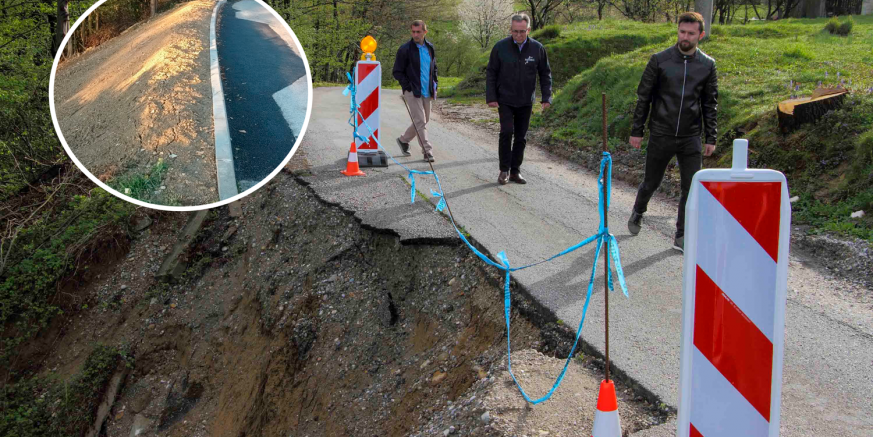 GRAD IVANEC Završena sanacija velikog klizišta u Cvjetnoj ulici u Margečanu