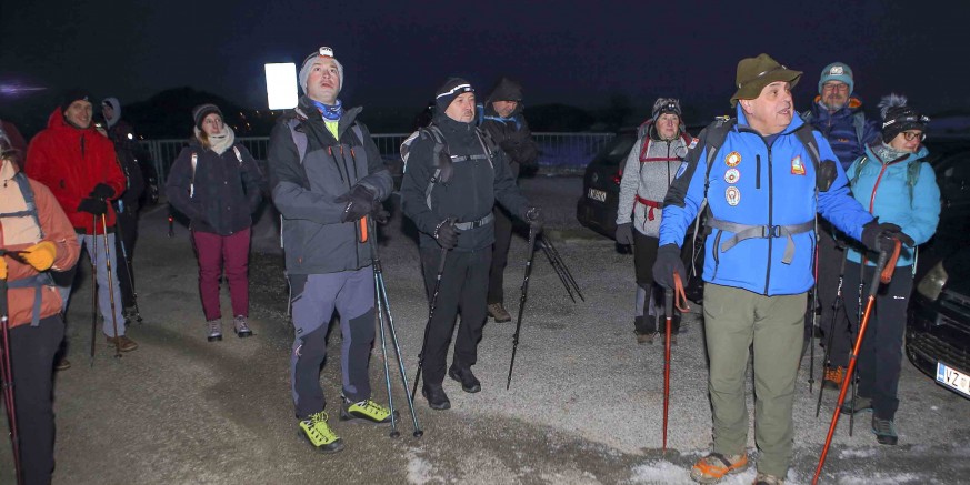 HPD IVANČICA 80 planinara na 12. noćnom usponu na „krov Hrvatskoga zagorja“
