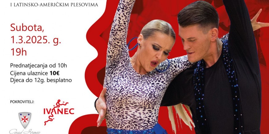 PLESNI SPEKTAKL U IVANCU! Više od 230 plesača na turniru u standardnim i latino-američkim plesovima te u večernjem show programu!