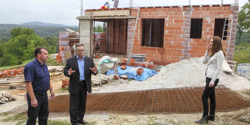 Gradonačelnik M. Batinić sa suradnicima obišao gradilišta milijunske vrijednosti na području Ivanca