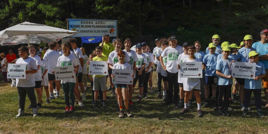 PLANINARSKI KLUB IVANEC Održane 4. igre mladih planinara – ŠUMI 2025.