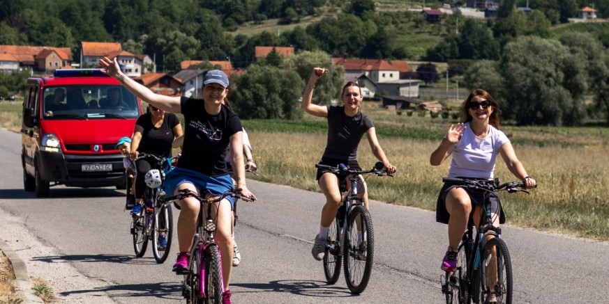 DOLINOM VITEZOVA 65 sudionika na 4. biciklijadi u organizaciji Udruge građana Margareta