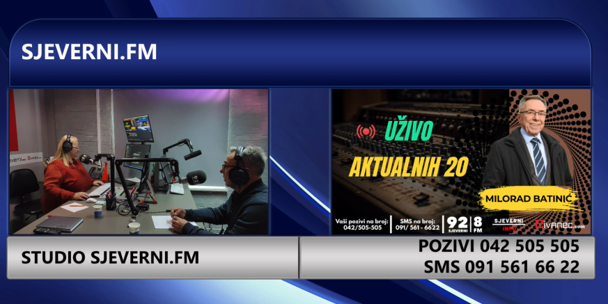 GRADONAČELNIK IVANCA MILORAD BATINIĆ  U EMISIJI „LOKALNIH 20“ RADIJA SJEVERNI FM O AKTUALNIM TEMAMA