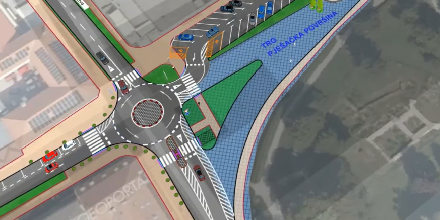 NOVA REGULACIJA PROMETA KROZ CENTAR IVANCA  Mini rotor na gradskoj špici, Malezova – jednosmjerna; radovi kreću ovoga ljeta