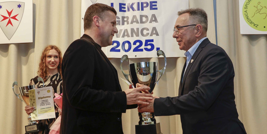 PROGLAŠENI NAJBOLJI SPORTAŠI I EKIPE GRADA IVANCA U 2025. Najbolji - Laura Friščić (ŠK Ivanec) i Damir Habek (KPJ LET Ivanec)