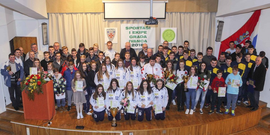 Zajednica sportskih udruga proglasila najbolje sportaše grada Ivanca u 2016.