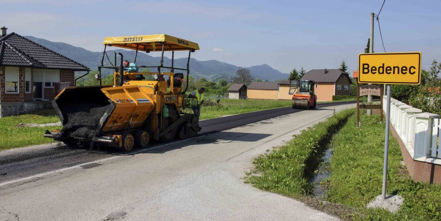 Asfaltira se cesta Bedenec – Jerovec, stiže asfalt u Horvatsko i Radovan