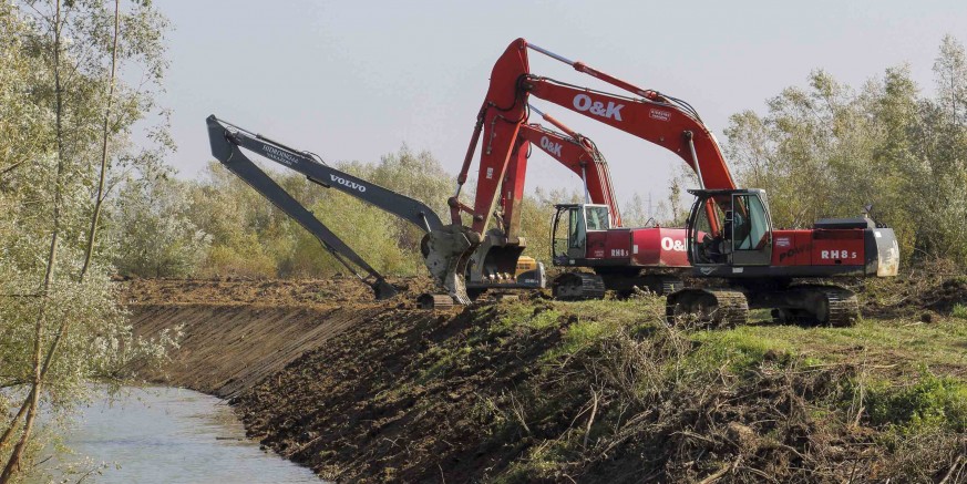 Radi sprečavanja poplava: U tijeku radovi na uređenju 800 metara obala rijeke Bednje
