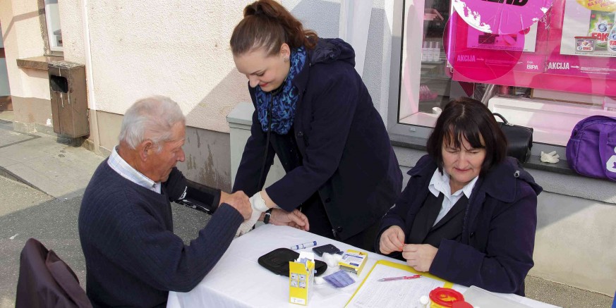 SVJETSKI DAN ZDRAVLJA  Stotinu građana Ivanca odazvalo se mjerenju tlaka i šećera u krvi