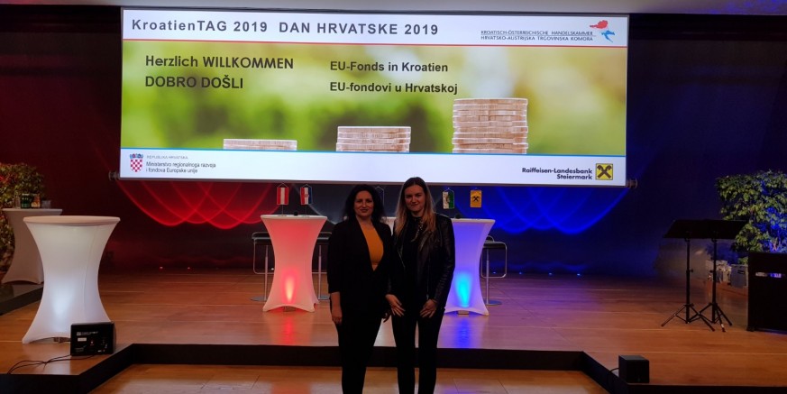 Predstavnice Poslovne zone Ivanec sudjelovale na Danu Hrvatske 2019. u Grazu