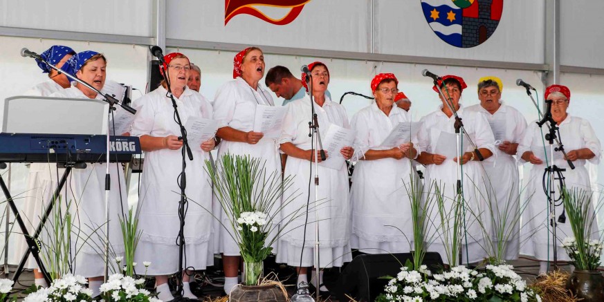 Kod Gradske vijećnice danas božićne pjesme pjeva zbor župe sv. Margarete iz Margečana