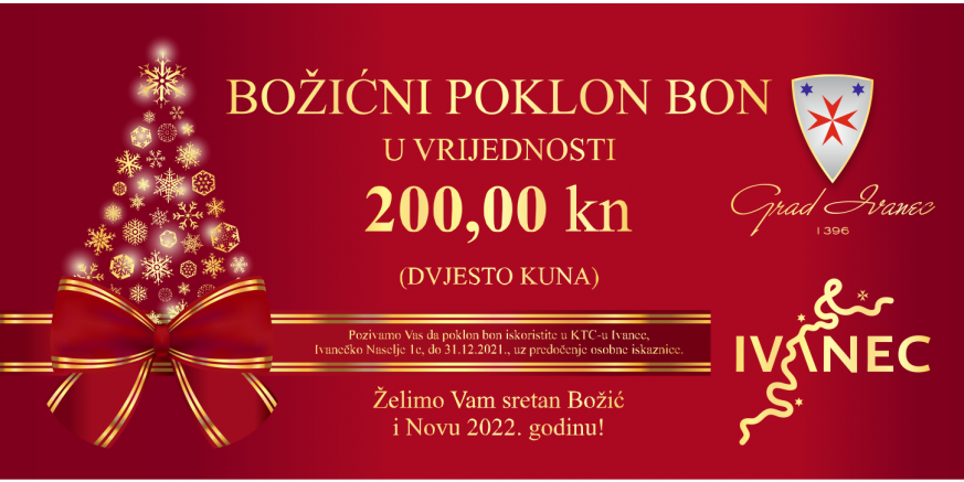 GRAD IVANEC Poklon bonovi od 200 kuna stižu na adrese 940 naših najstarijih građana